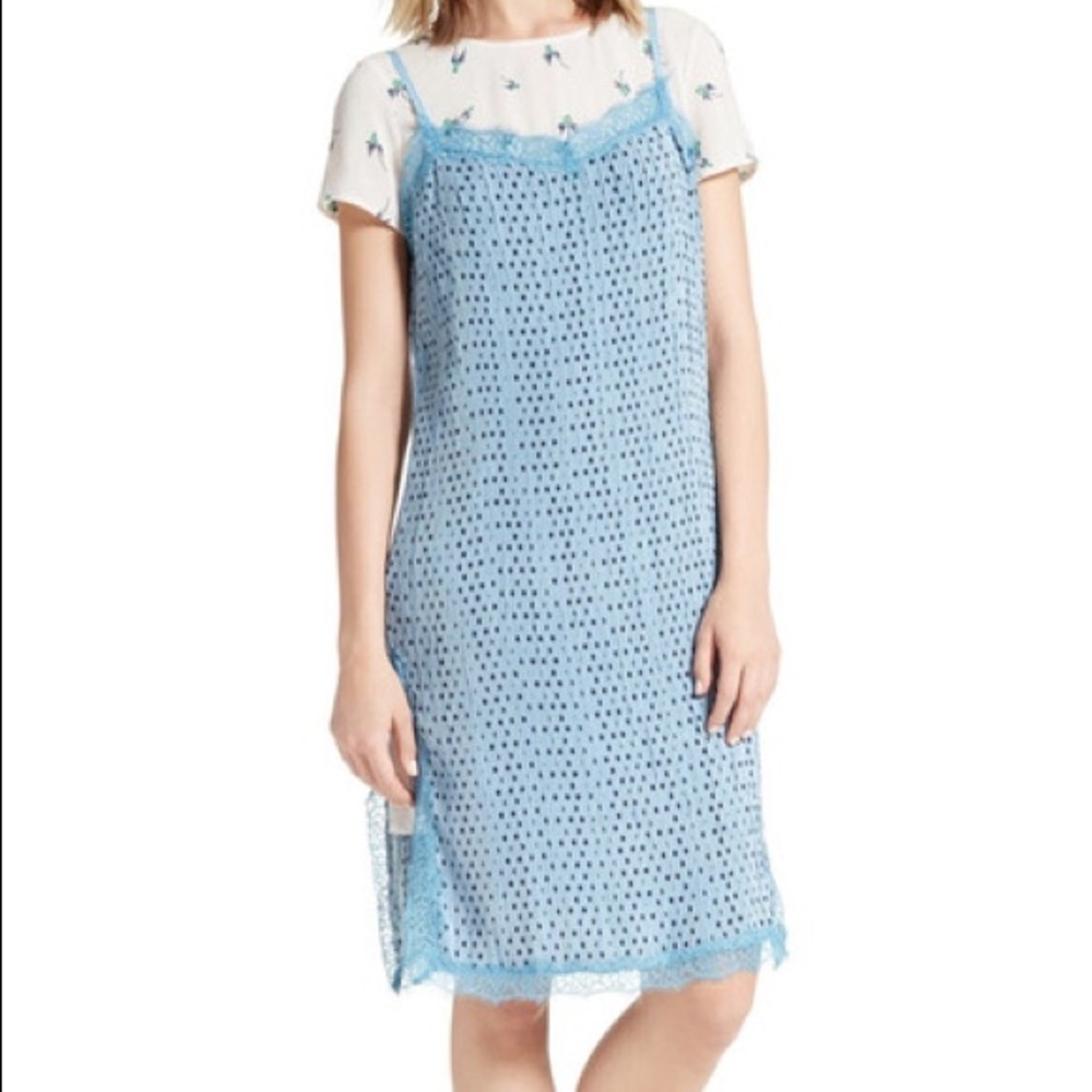 Free People Margot Slip Dress & Tee 2-piece Set